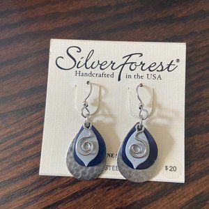 Silver Forest Earrings